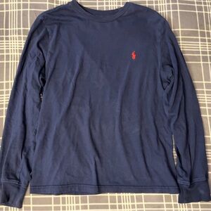 Polo by Ralph Lauren Men's Dark Blue Long Sleeve Tee